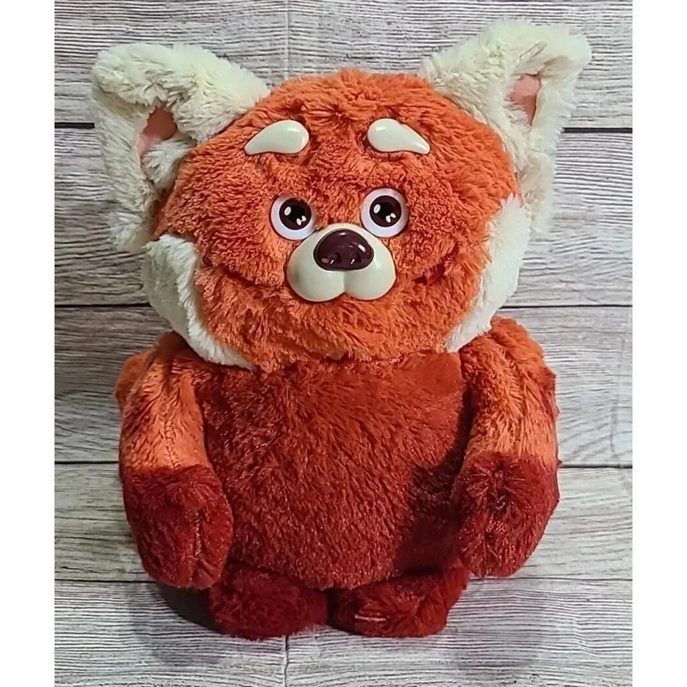 Disney Pixar Turning Red Plush Panda Many Moods of Mei Talking Red Orange 11"